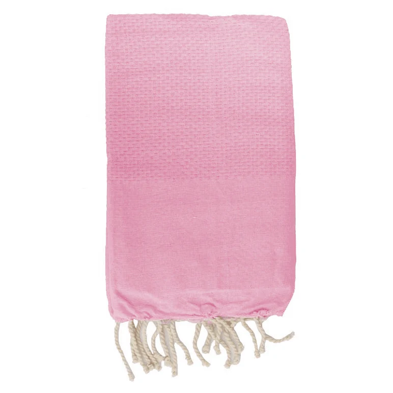 Telo Mare in Fouta di Puro Cotone Tinta Unita - Hammam