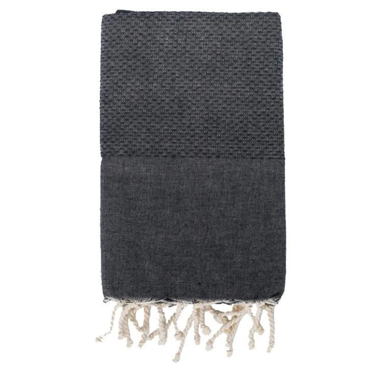 Telo Mare in Fouta di Puro Cotone Tinta Unita - Hammam