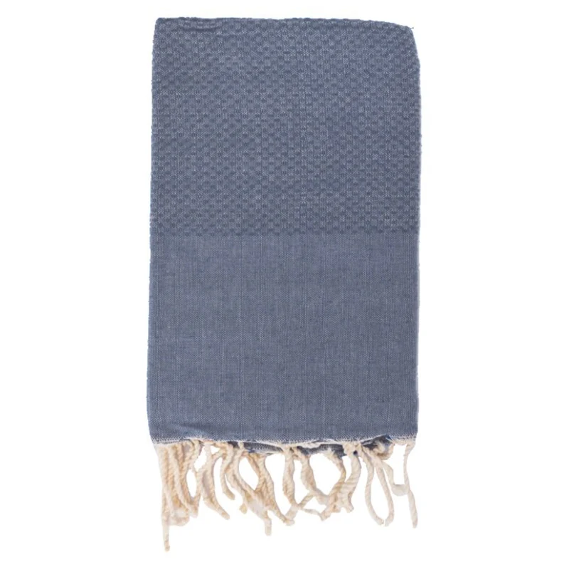 Telo Mare in Fouta di Puro Cotone Tinta Unita - Hammam