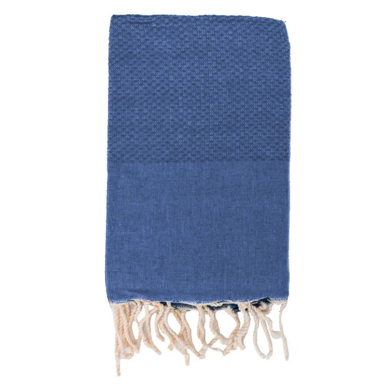 Telo Mare in Fouta di Puro Cotone Tinta Unita - Hammam