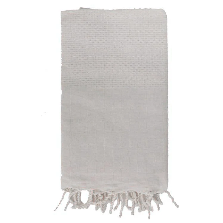 Telo Mare in Fouta di Puro Cotone Tinta Unita - Hammam