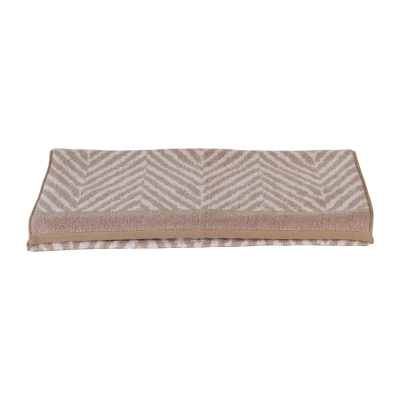 Telo Bagno chevron Moderno in Cotone 550 gr/mq