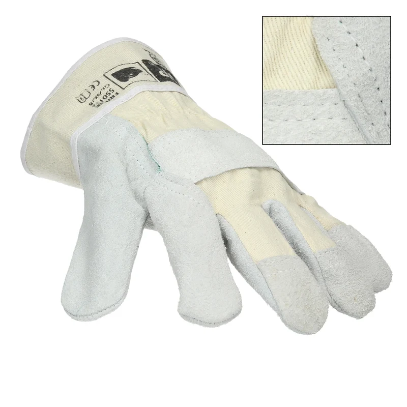 Handschuhe Rindleder Natur 12 Paar XXL