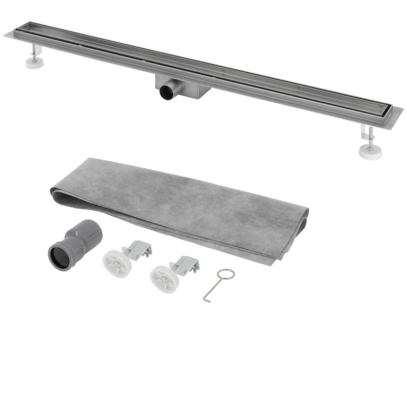 ML-Design Duschrinne befliesbar 100cm Silber aus Edelstahl