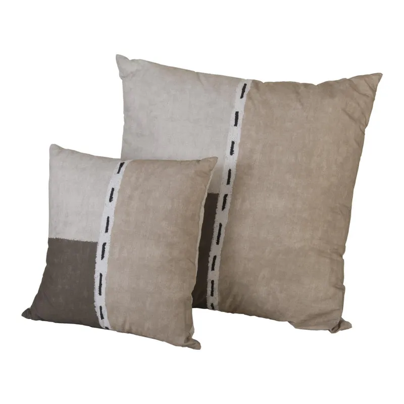 Cuscino arredo hatch Moderno in Percalle