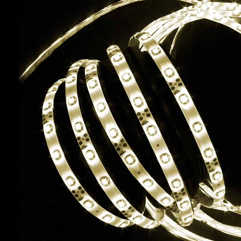 LED-Streifen 5 m Warmweiß wasserfest - 60 LED pro Meter