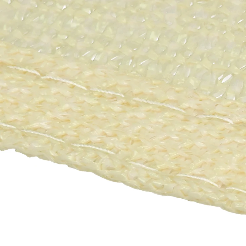Sonnensegel quadrat 3,6x3,6 m Creme 100% HDPE mit UV Schutz inkl. Befestigungsseile