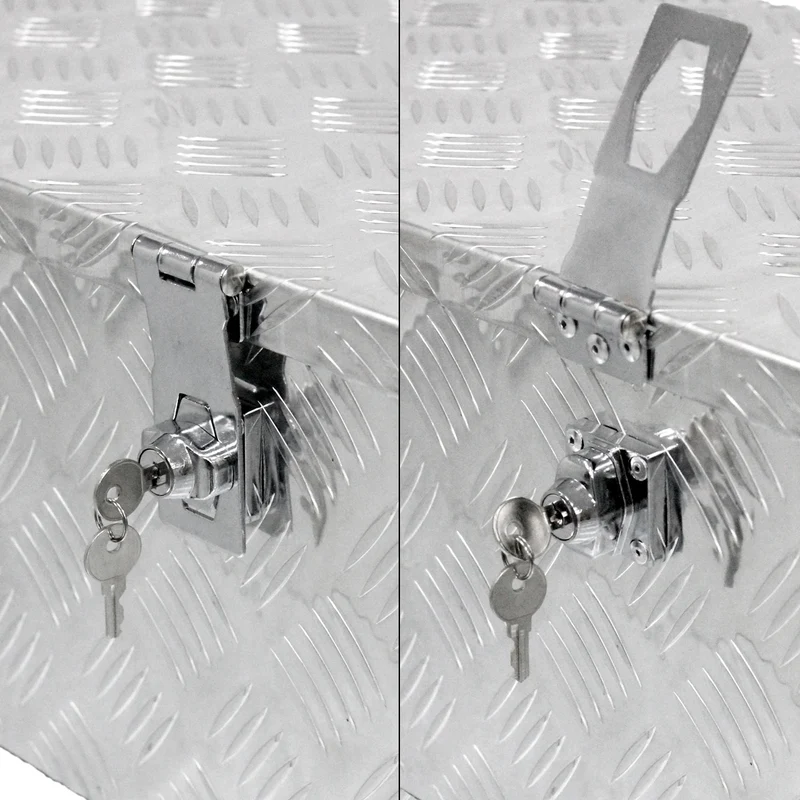 Aluminium Werkzeugkasten 73x24x32 cm abschließbar