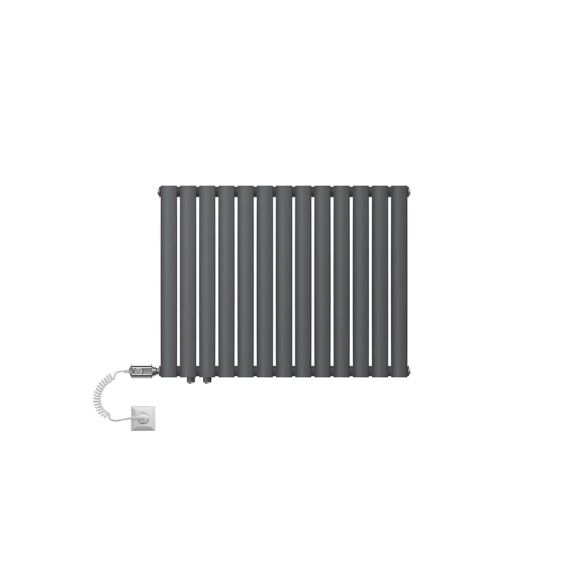 Paneelheizkörper Doppellagig mit Heizstab 300W 600x780 mm Anthrazit LuxeBath