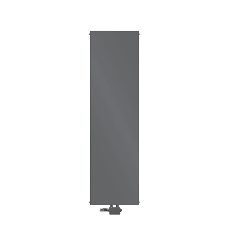 Badheizkörper 1600x452 mm Anthrazit mit Universale Anschlussgarnitur ML-Design