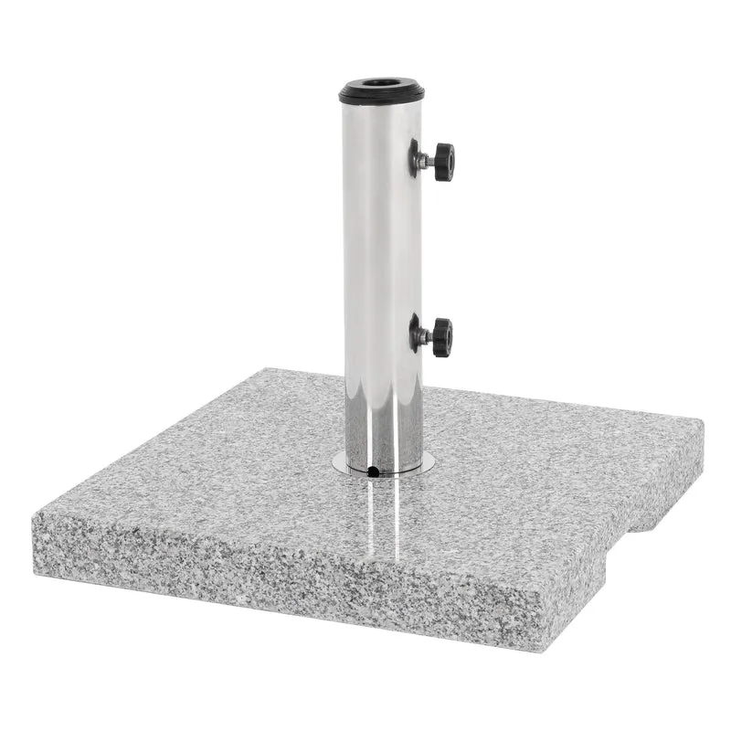 Sonnenschirm Shanghai mit Ständer Ø 325 cm Creme aus Aluminium und Polyester ML-Design