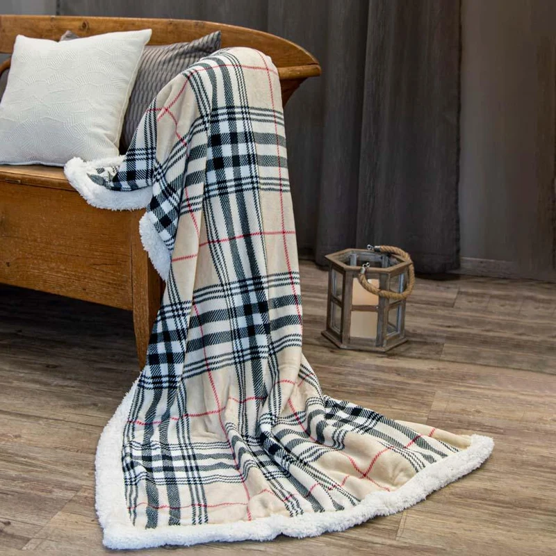 Plaid Morbidotto in MicroPile Fantasia Tartan - Boston