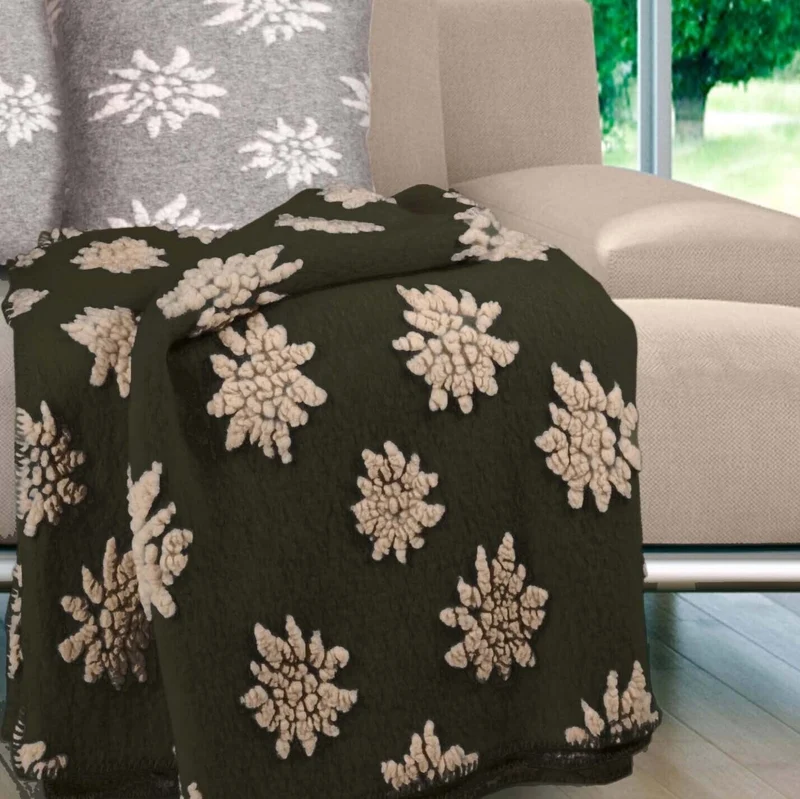 Coperta in Lana Cotta in Fantasia - Stella Alpina
