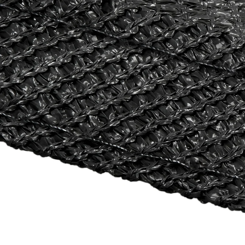 Sonnensegel rechteck 2x4 m Anthrazit 100% HDPE mit UV Schutz inkl. Befestigungsseile