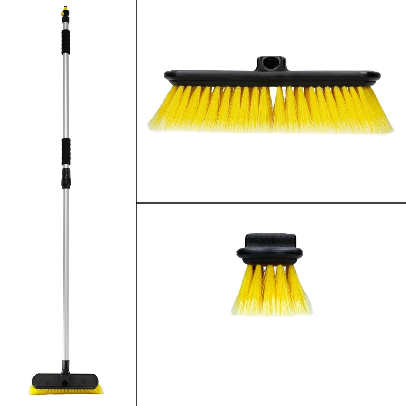 Teleskop-Waschbürste mit Wasserdurchlauf 100 - 168 cm