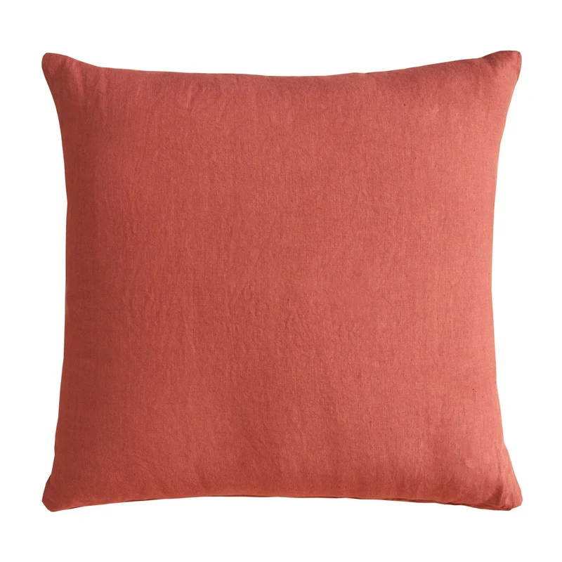 Cuscino in Puro Lino Stonewashed Tinta Unita - Luxury
