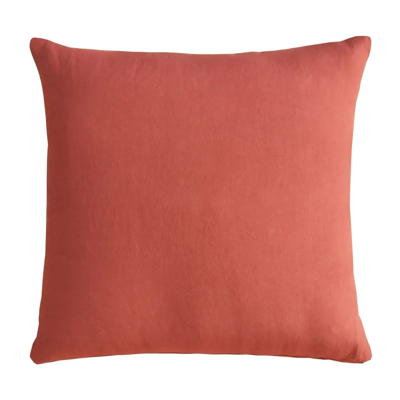 Cuscino in Puro Cotone Stonewashed Tinta Unita - Senna