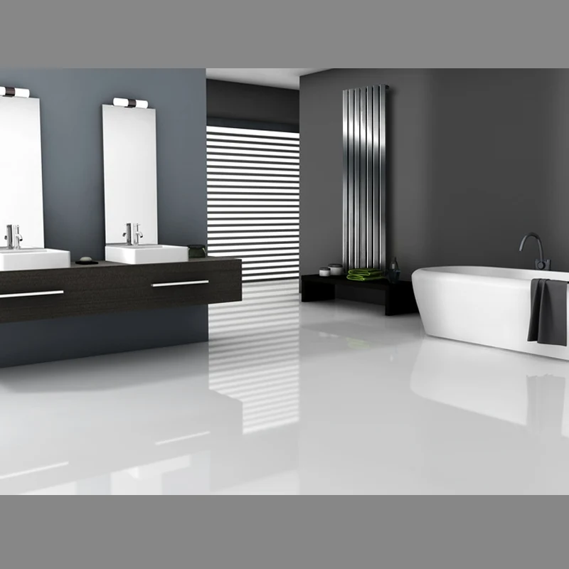 Badheizkörper Stella 480x1600 mm Chrome mit Universale Anschlussgarnitur