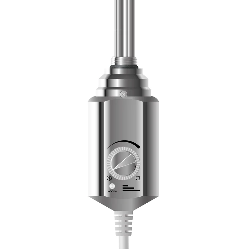 Elektrischer Badheizkörper mit Heizstab 900W 500x1200 mm Anthrazit ML-Design