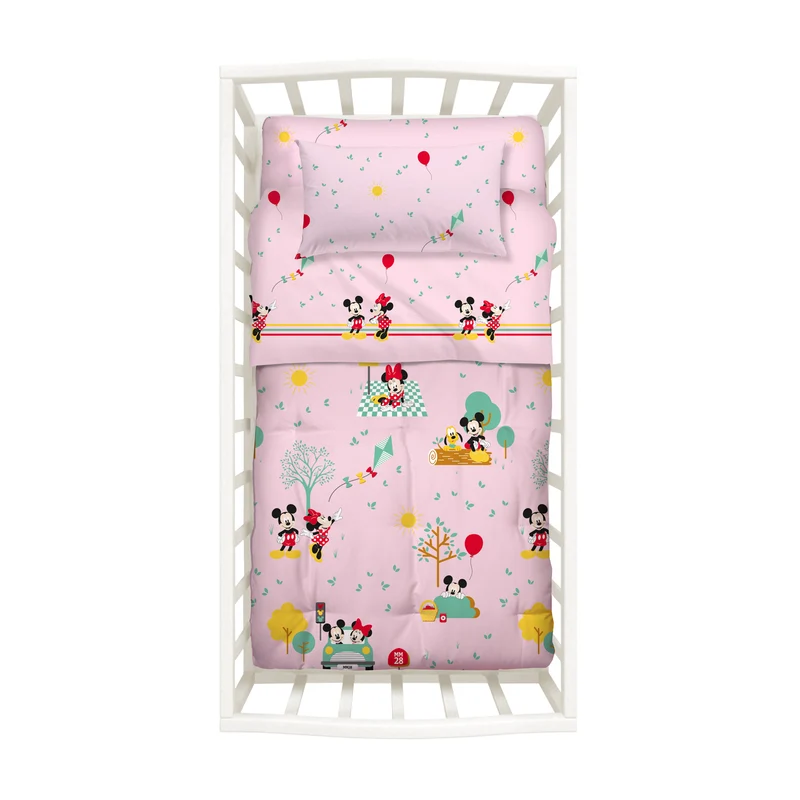 Coordinato trapunta minnie&mickey in Cotone 300 gr/mq