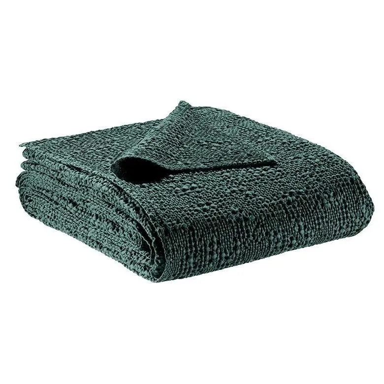 Copriletto a Nido D'Ape Irregolare StoneWashed in Cotone Tinta Unita - Tana