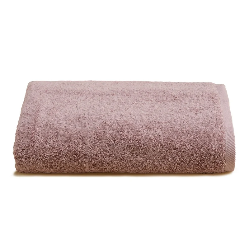 Telo da bagno in Spugna di Cotone Tinta Unita - Perla