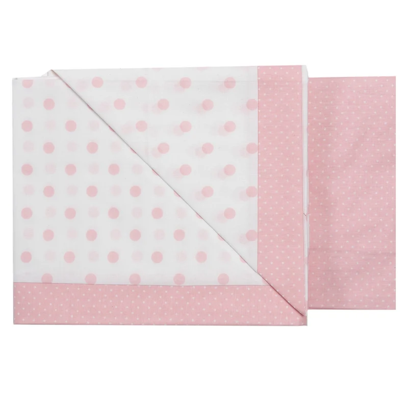Completo Lenzuoline in Puro Cotone Fantasia Stampata - Pois