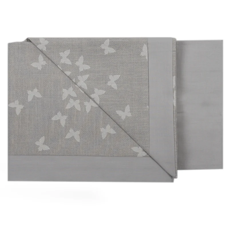 Completo Lenzuoline in Puro Cotone Fantasia Stampata - Butterfly
