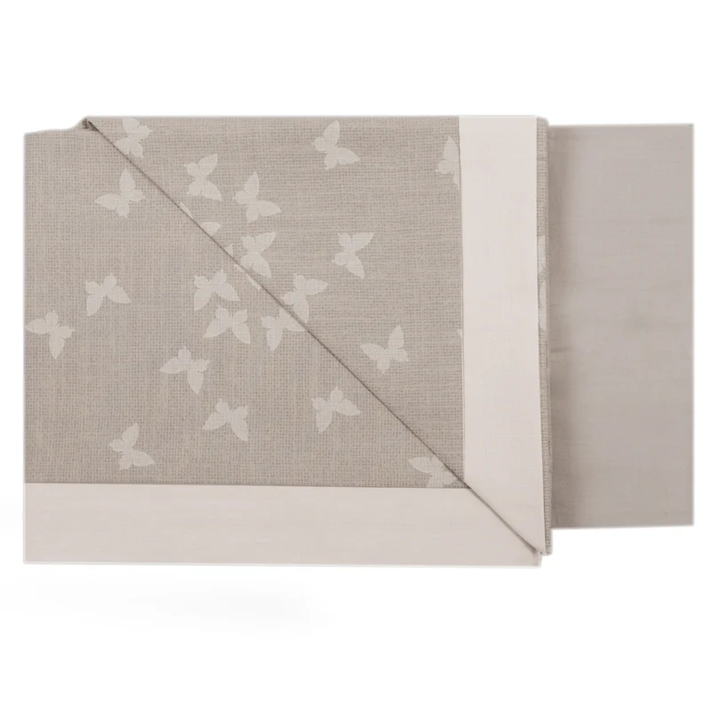 Completo Lenzuoline in Puro Cotone Fantasia Stampata - Butterfly