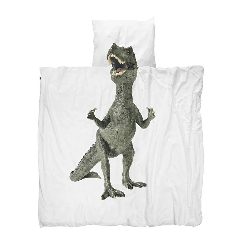 Snurk Parure Copripiumino in Puro Cotone - Dinosauro