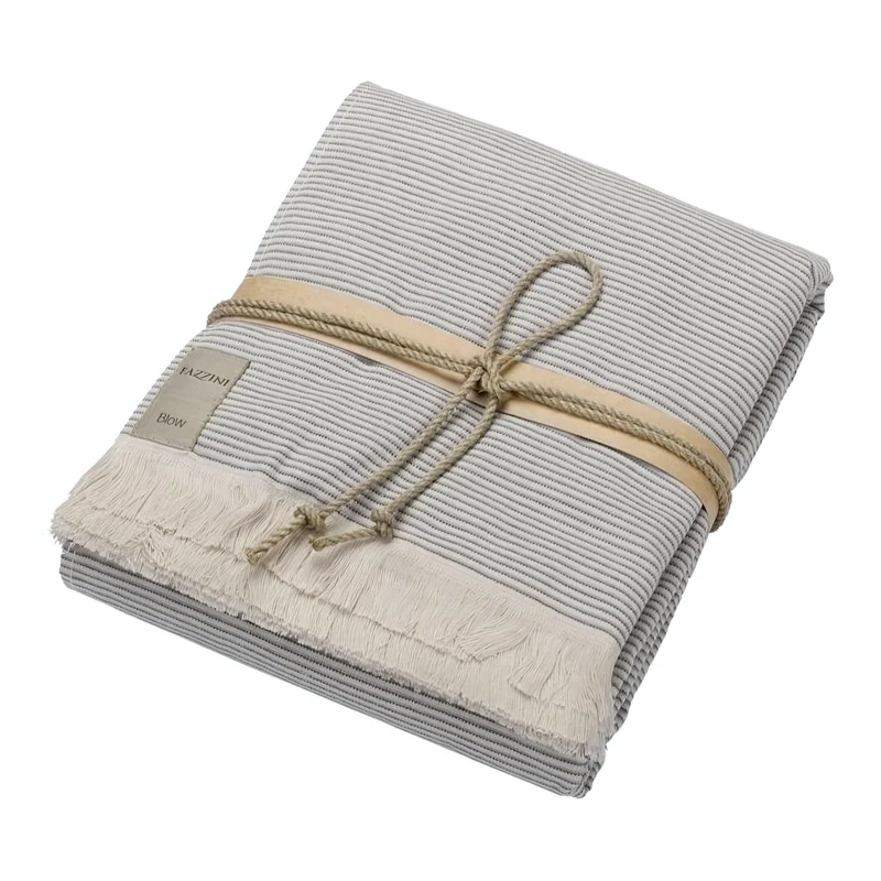 Telo Mare in Spugna di Cotone Jacquard a righe - Stripes