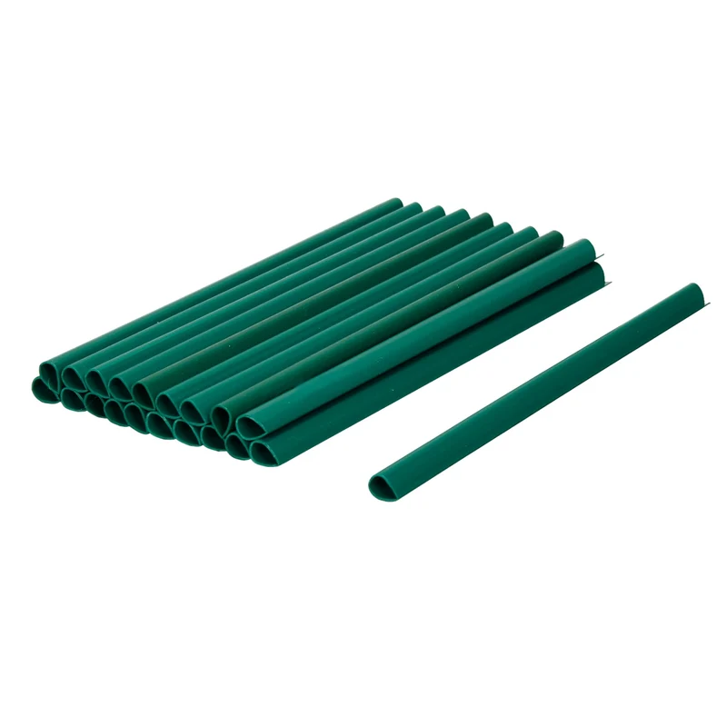 PVC Sichtschutzstreifen Rolle 65 m Grün mit 30 Befestigungsclips