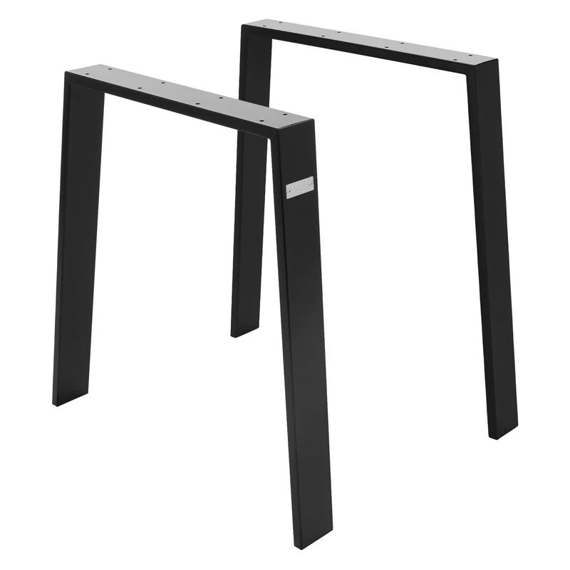 Tischbeine Tischgestell Trapez-Loft-Design aus Stahl ML-Design