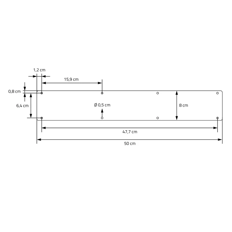 2 Stück Tischbeine B50xH72 cm Tischkufen X-Form Stahl pulverbeschichtet Schwarz ML-Design