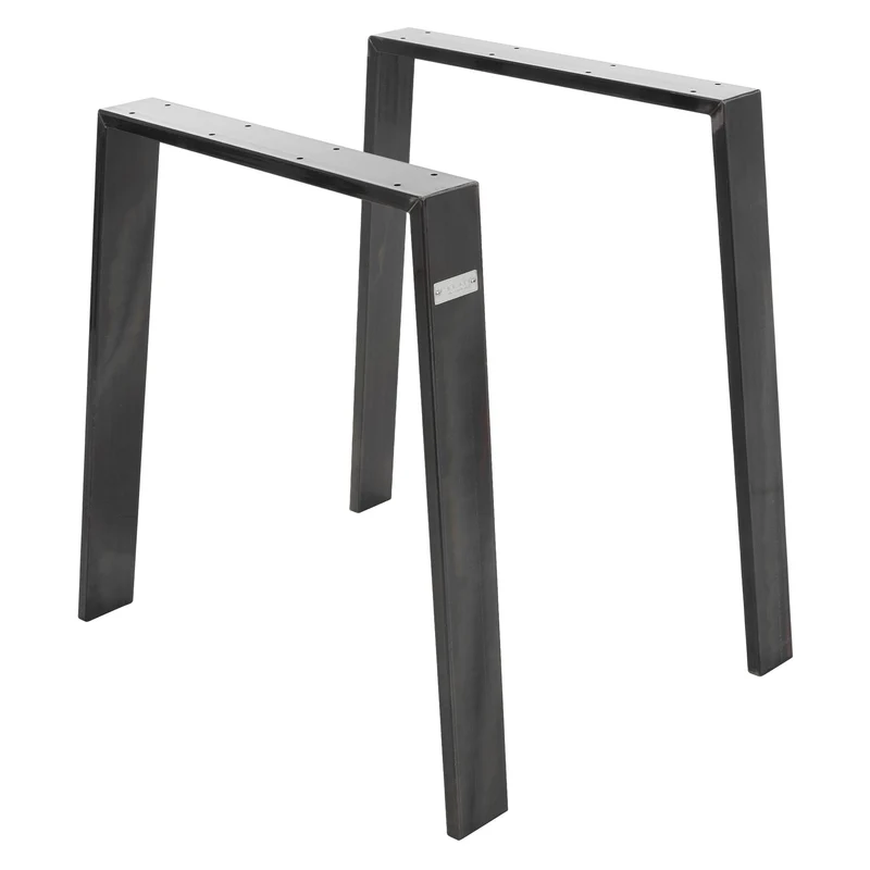 Tischbeine Tischgestell Trapez-Loft-Design aus Stahl ML-Design