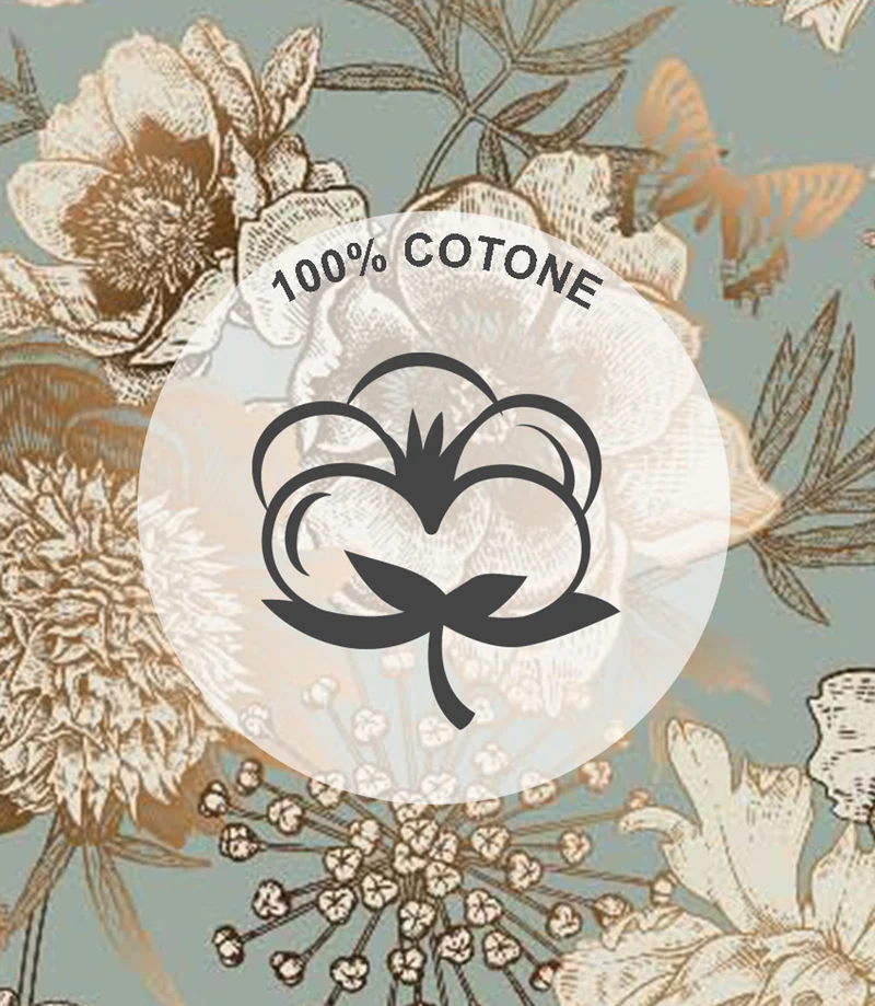 Telo Arredo in Cotone Stampa Digitale Grandfoulard Made in Italy Il Gruppone