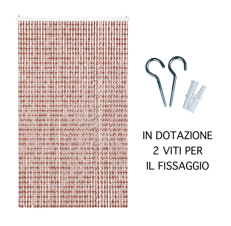 Tenda Antimosche per Porta Finestra A Pannello Con Telaio In PVC Il Gruppone