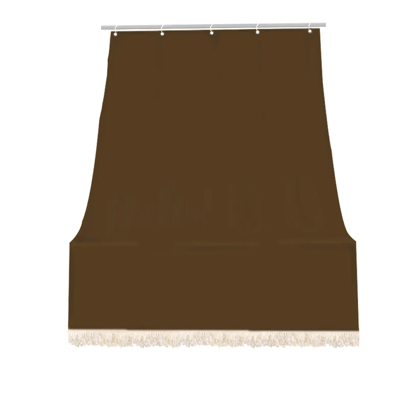 Tenda da sole tessuto resistente per balcone con anelli lavabile a caduta Il Gruppone