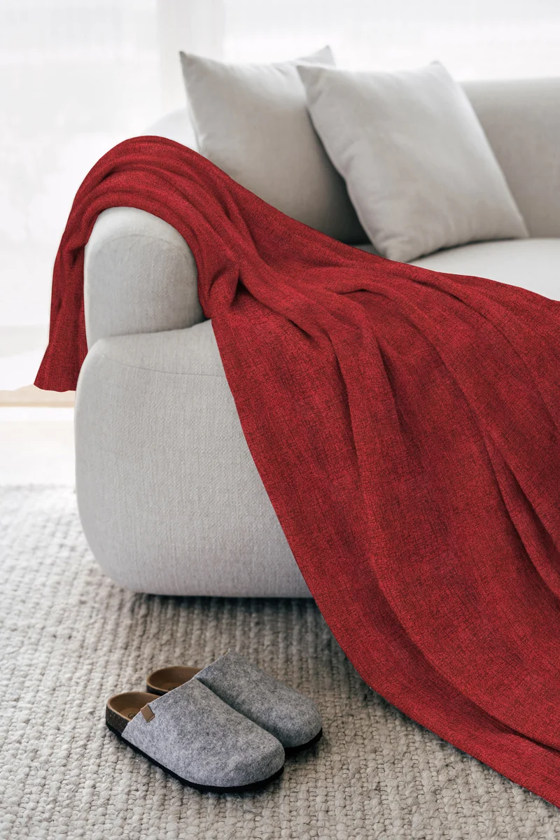 Telo Arredo in Cotone Panama Tinta Unita Grandfoulard Made in Italy Il Gruppone