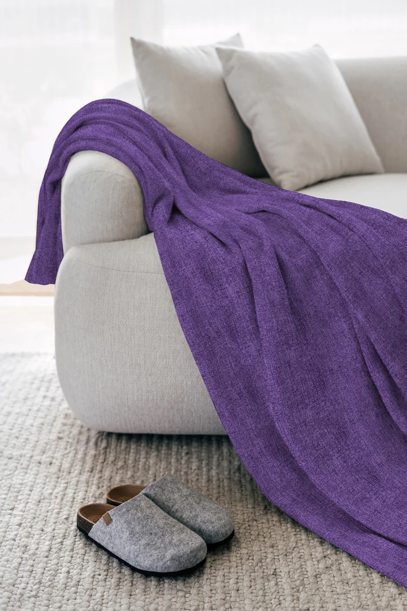 Telo Arredo in Cotone Panama Tinta Unita Grandfoulard Made in Italy Il Gruppone