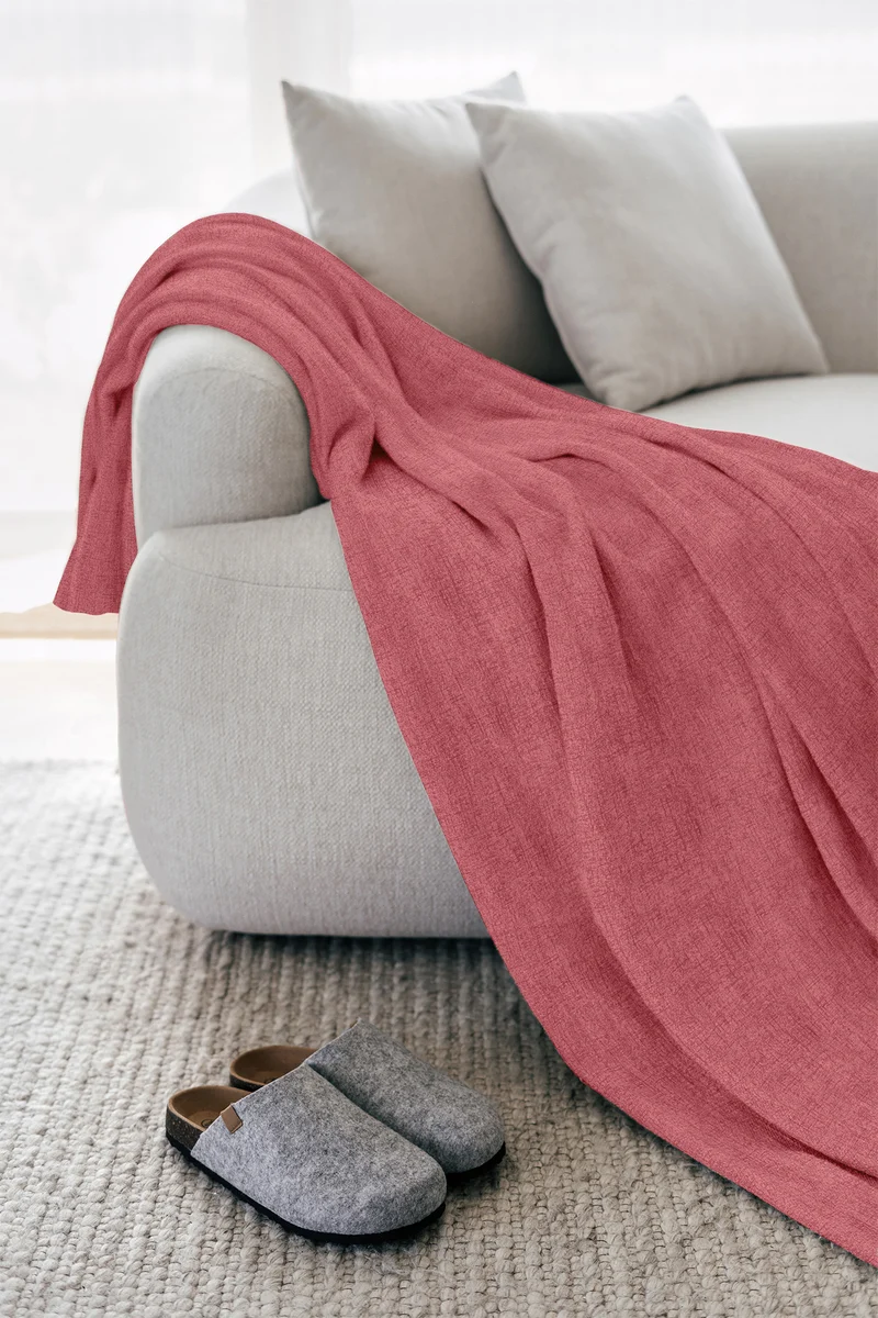 Telo Arredo in Cotone Panama Tinta Unita Grandfoulard Made in Italy Il Gruppone