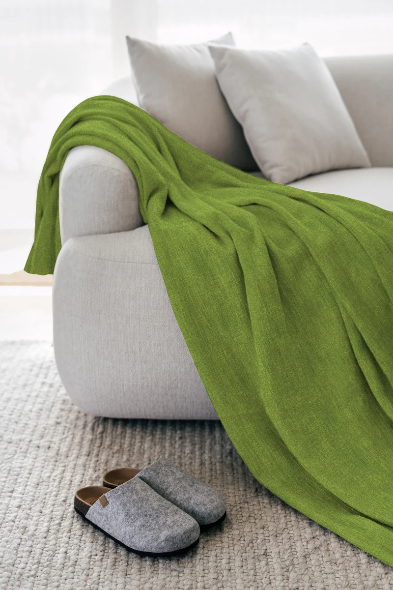 Telo Arredo in Cotone Panama Tinta Unita Grandfoulard Made in Italy Il Gruppone