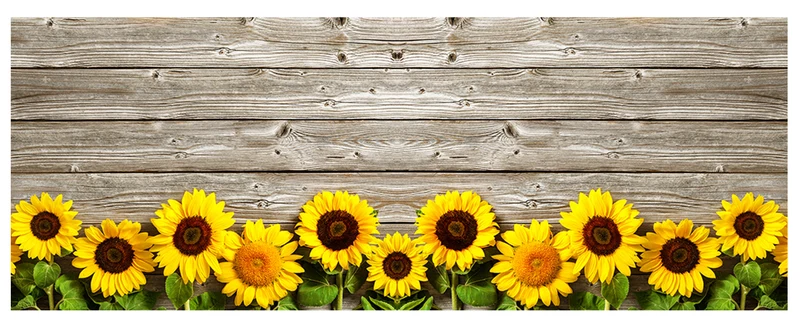 Tappeto passatoia fantasia made in Italy antiscivolo lavabile aderente Modello Girasoli