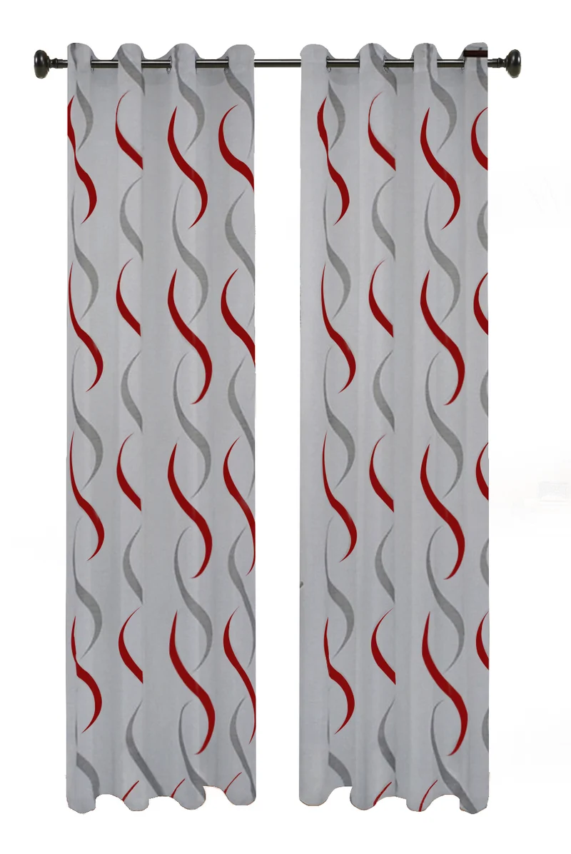 Tende Finestra con Occhielli 4 Cm Decorazione a Pannello soggiorno Moderno Salotto e Camera da Letto Cucina 1 o 2 Pannelli 140 X 290