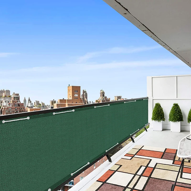 Telo Copribalcone in HDPE Tinta Unita Frangivento e Frangivista con Occhielli Il Gruppone