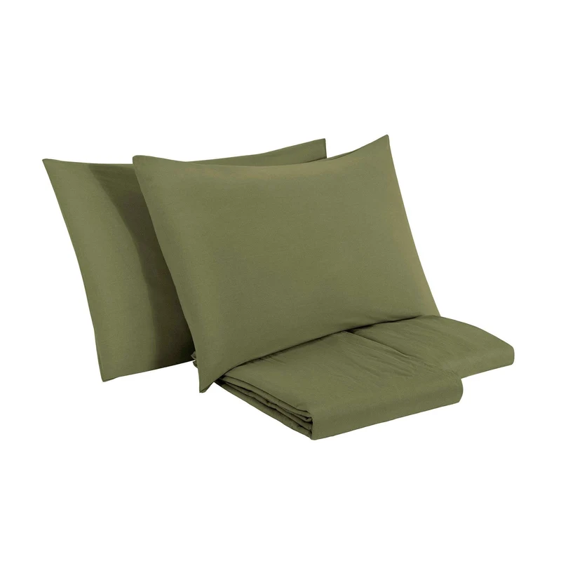 Completo Copripiumino in Puro Cotone StoneWashed No Stiro - Senna