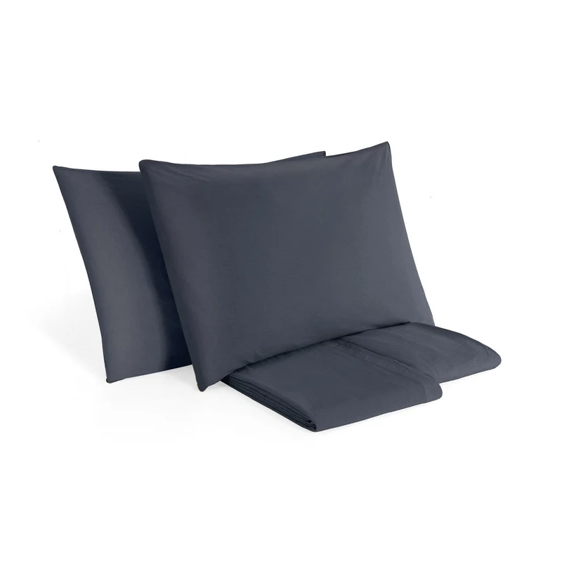 Completo Lenzuola in Puro Cotone StoneWashed No Stiro - Senna