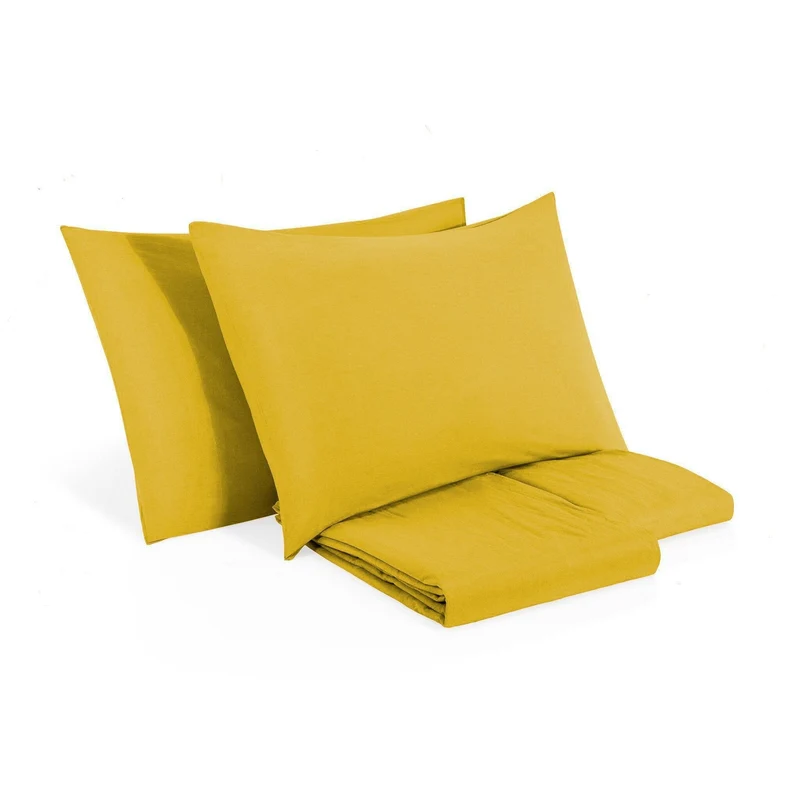 Completo Lenzuola in Puro Cotone StoneWashed No Stiro - Senna