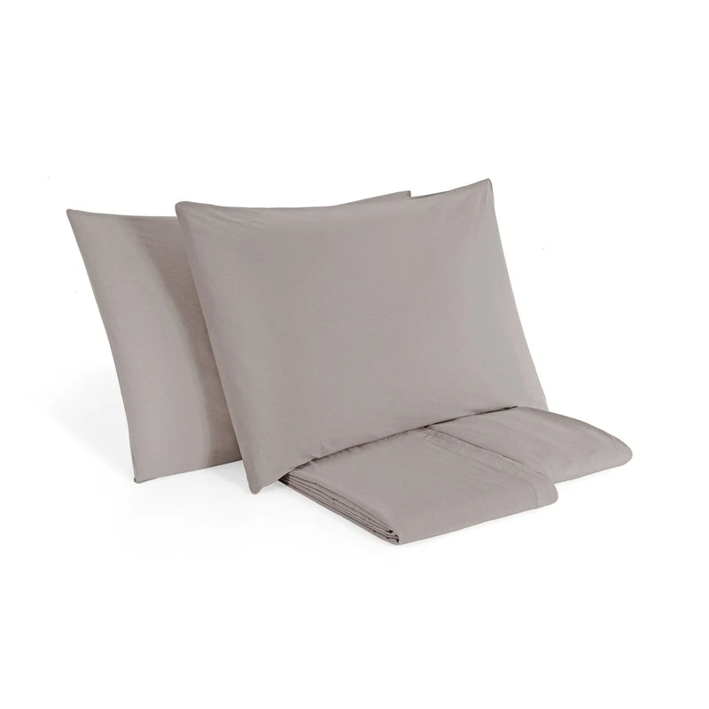 Completo Lenzuola in Puro Cotone StoneWashed No Stiro - Senna