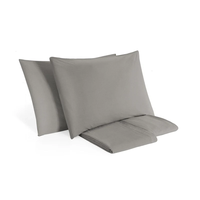 Completo Lenzuola in Puro Cotone StoneWashed No Stiro - Senna